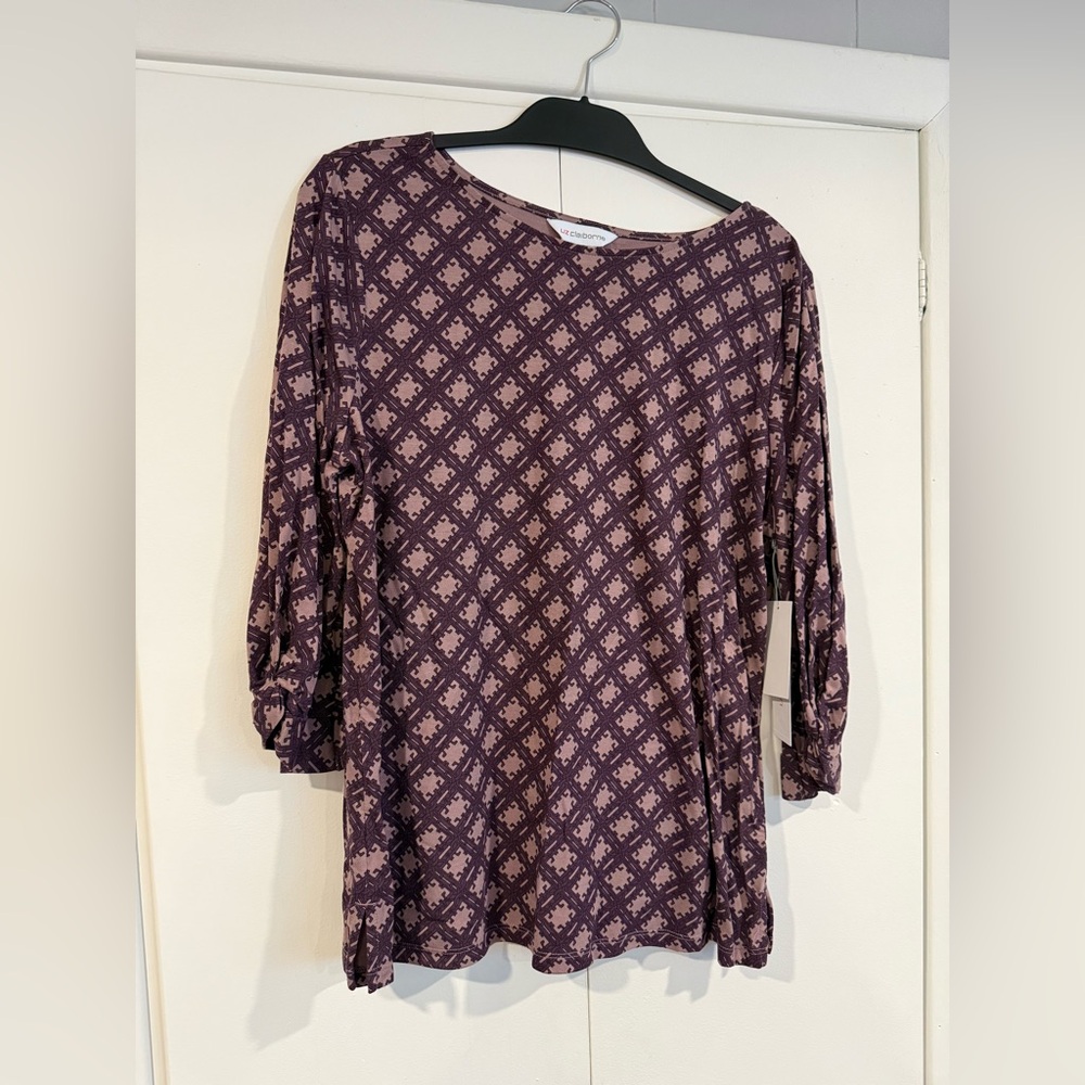 Liz Claiborne 3/4 sleeve top